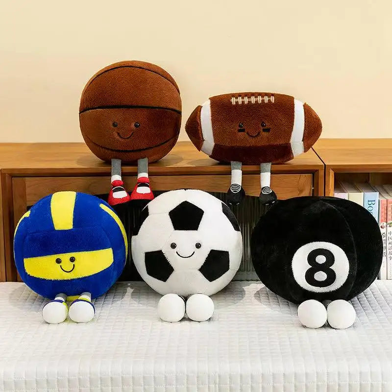 Plush ball with legs for better sleep