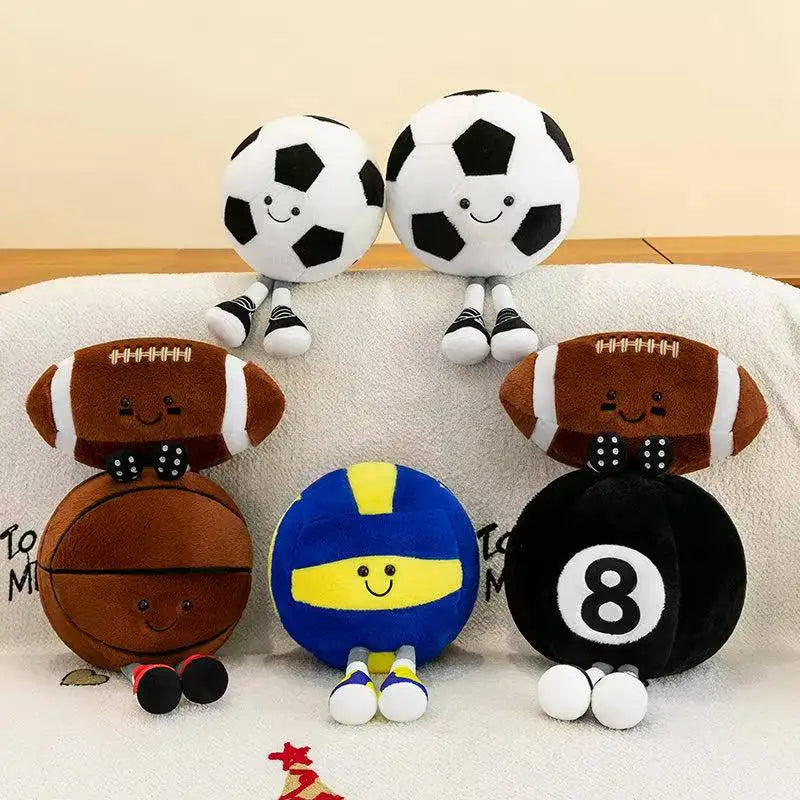 Plush ball with legs for better sleep