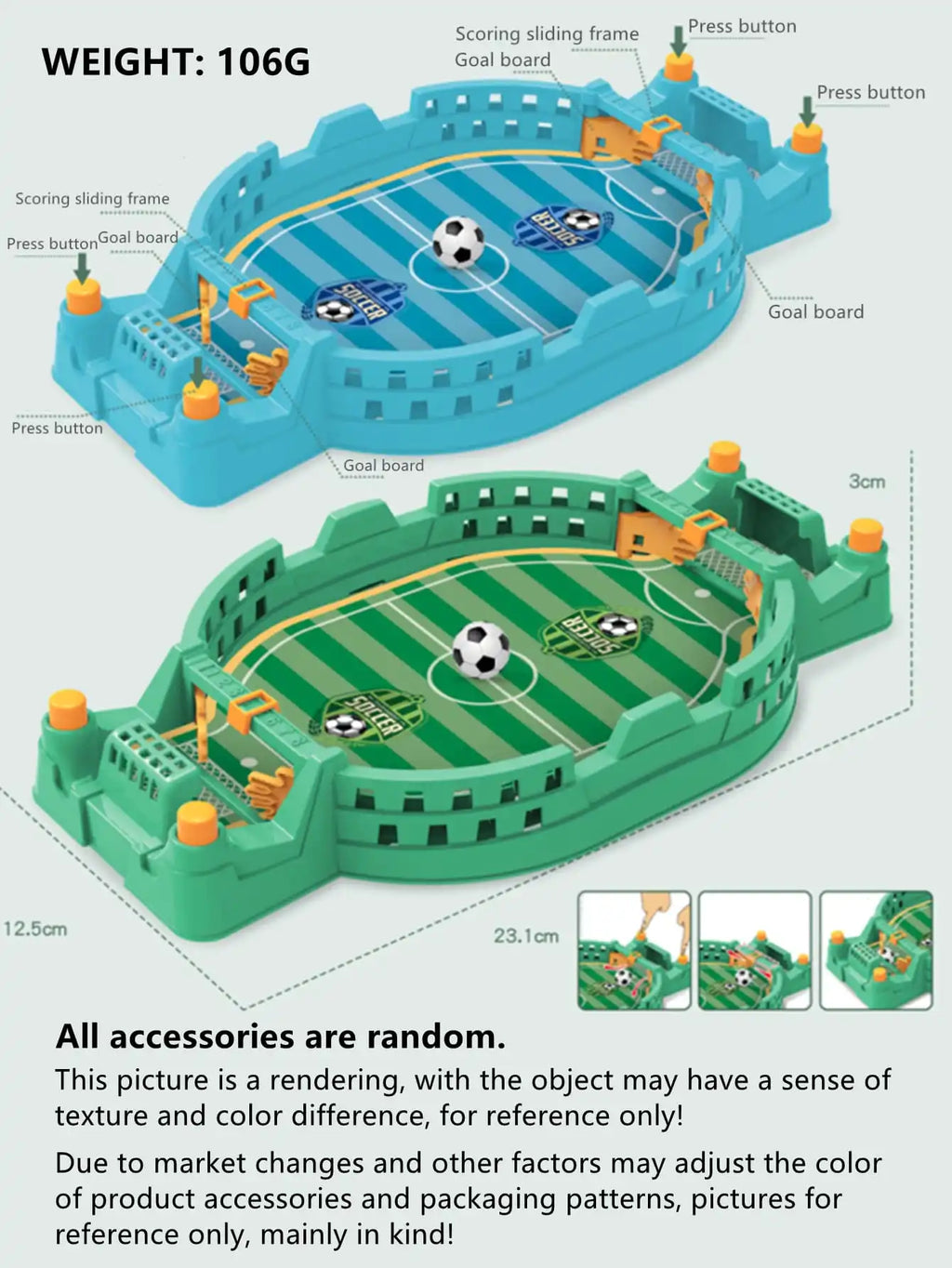 Mini Table Football Stadium