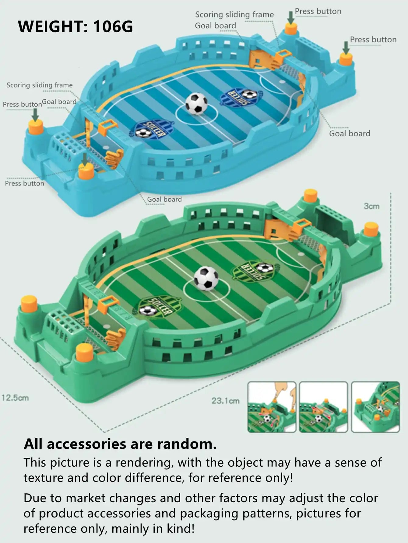 Mini Table Football Stadium