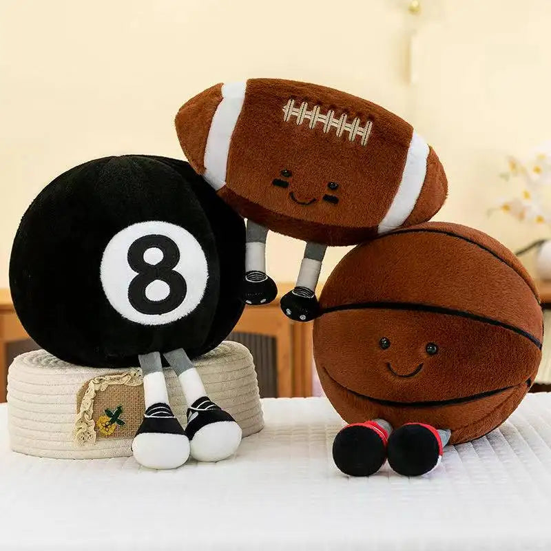 Plush ball with legs for better sleep