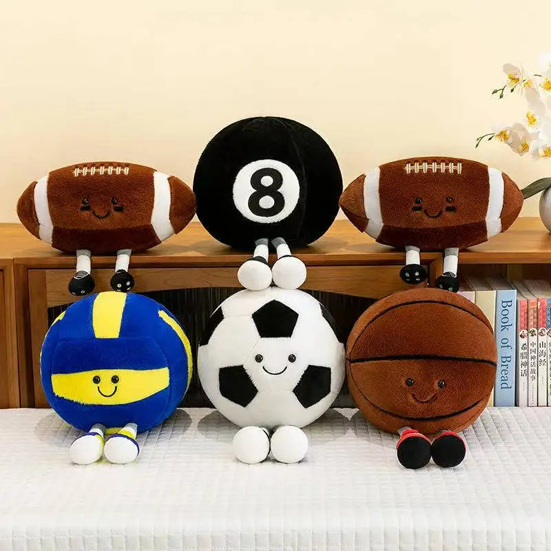 Plush ball with legs for better sleep