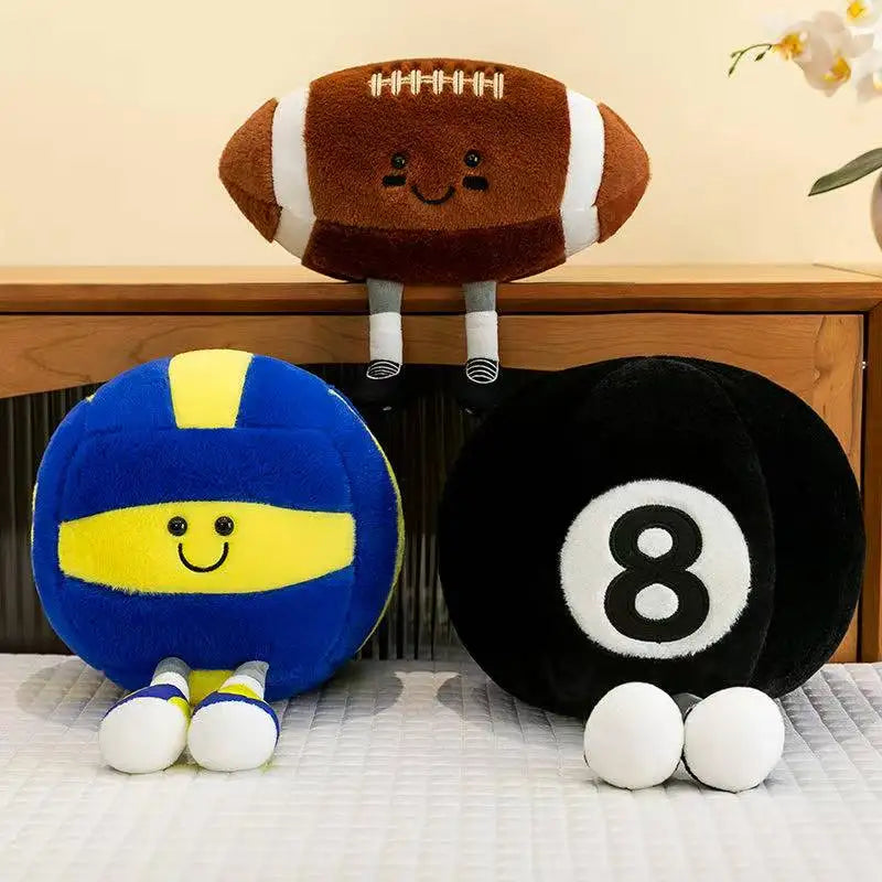Plush ball with legs for better sleep