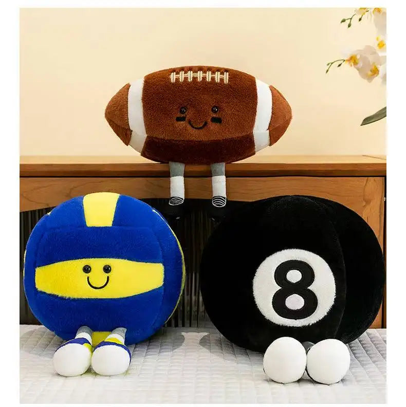 Plush ball with legs for better sleep