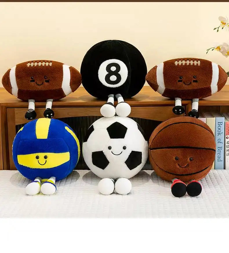Plush ball with legs for better sleep