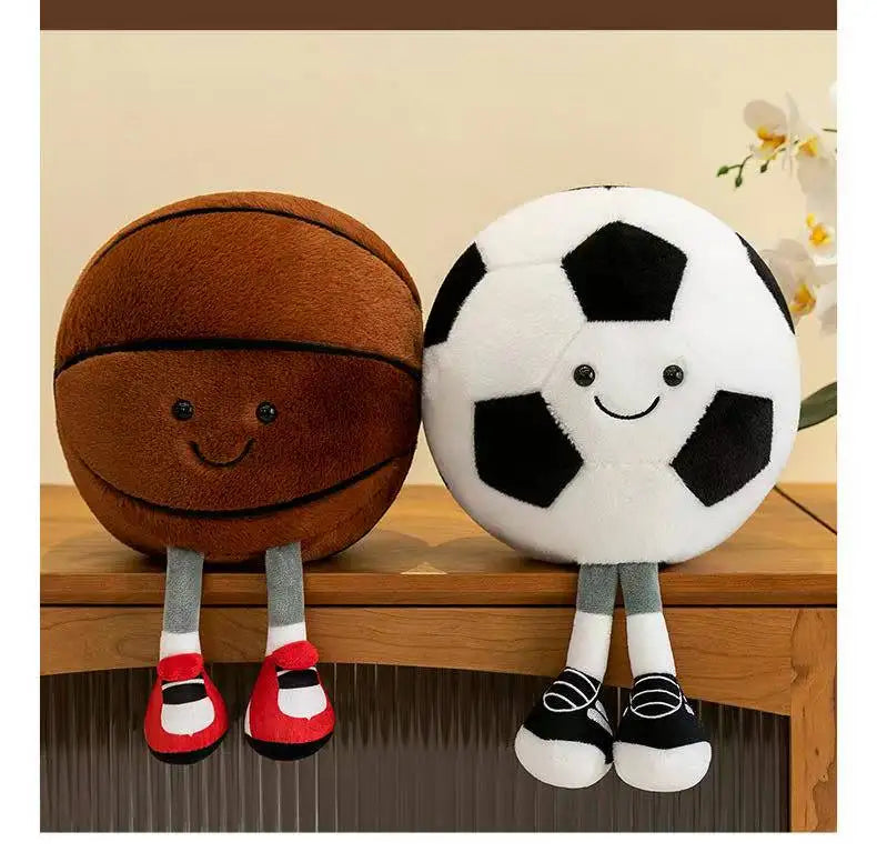 Plush ball with legs for better sleep