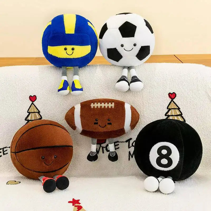 Plush ball with legs for better sleep