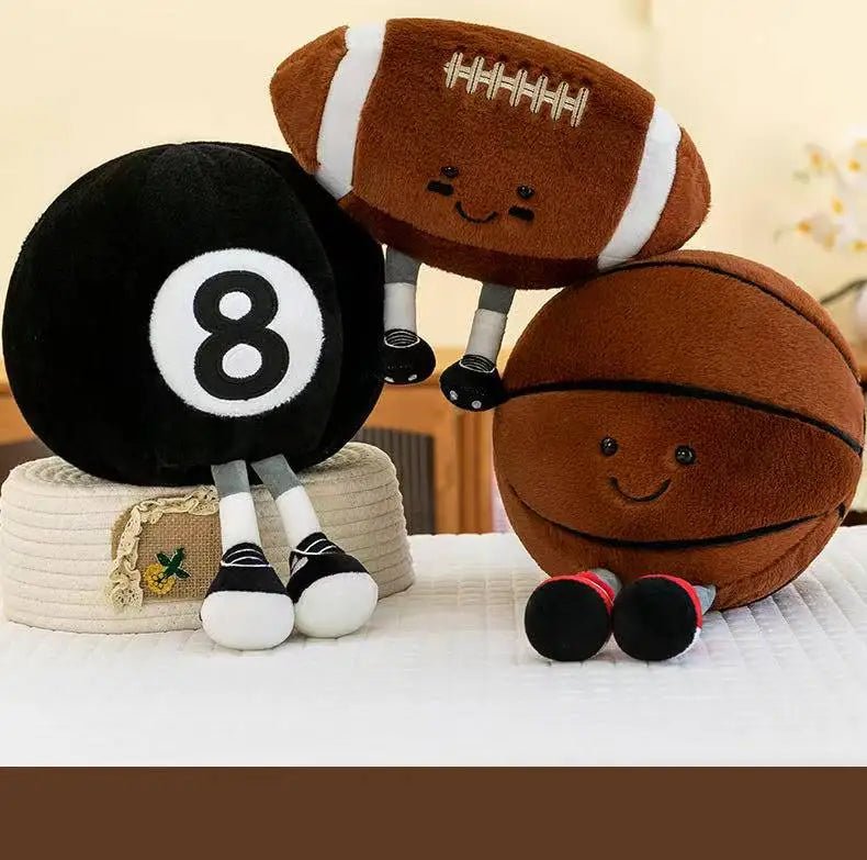 Plush ball with legs for better sleep