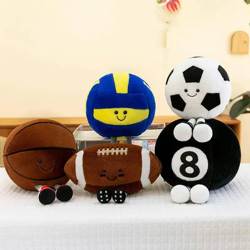 Plush ball with legs for better sleep