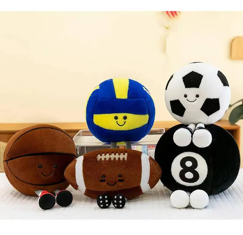 Plush ball with legs for better sleep